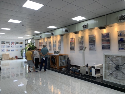  廣州某電子廠各領導來到東莞環?？照{廠家指導考察